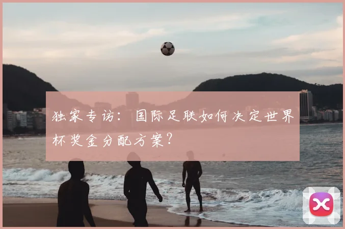 独家专访：国际足联如何决定世界杯奖金分配方案？