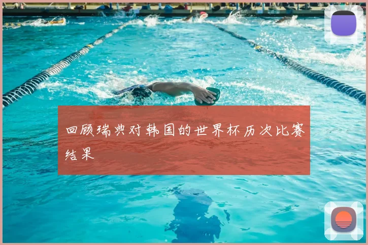 回顾瑞典对韩国的世界杯历次比赛结果